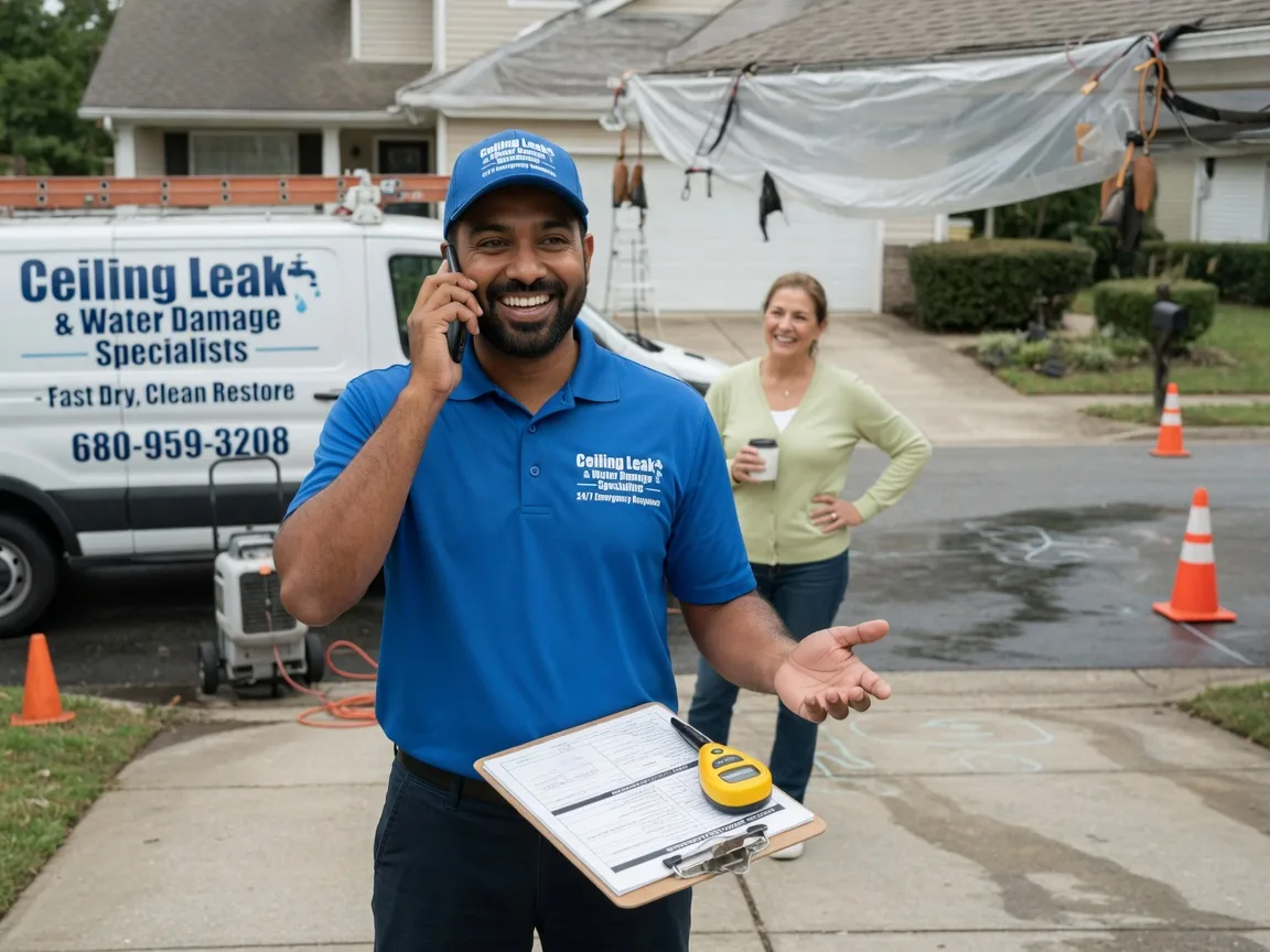 Ceiling Leak Cleanup Lodi, TX FAQs